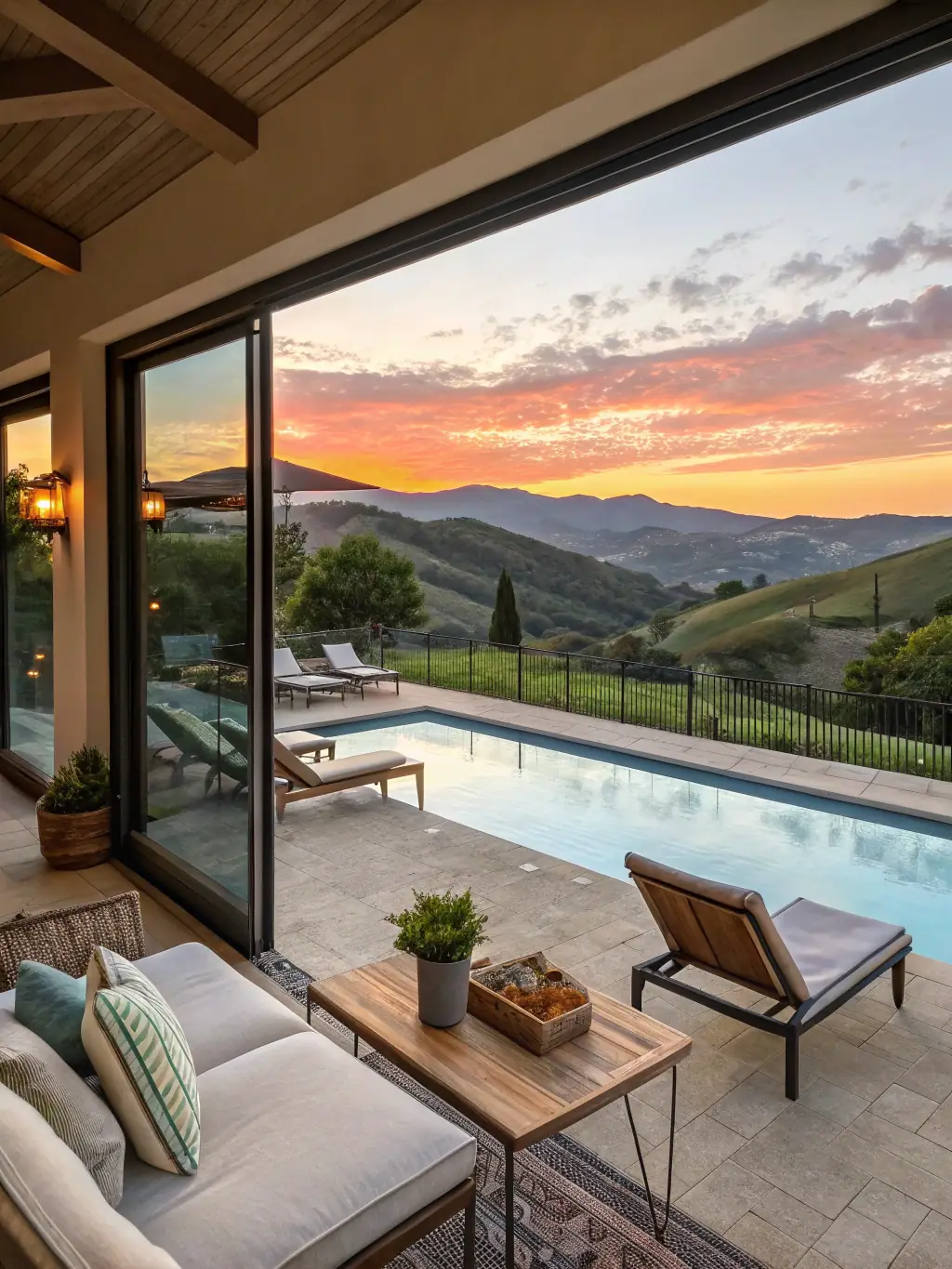 A luxurious villa with a private pool and ocean view, emphasizing the high-end vacation rental options available through ArichyPrive.